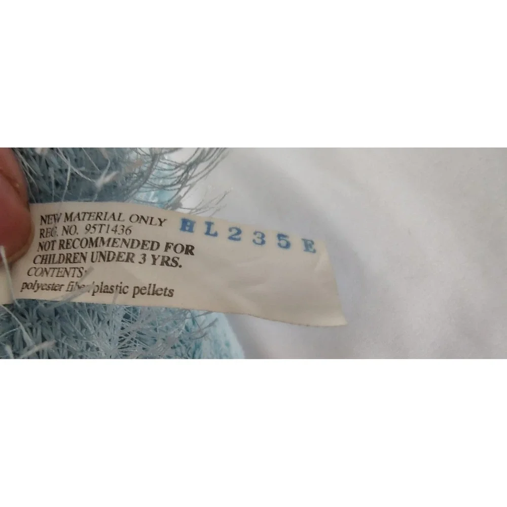 RARE Webkinz Blue Hippo Plush - Factory ERROR Missing Magic W - HM009 - No Code
